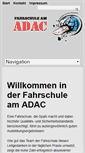 Mobile Screenshot of fahrschule-am-adac.de